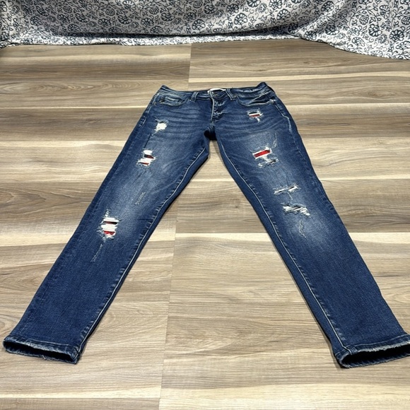 🏴 KanCan Women's Blue Jeans size 27 - Picture 2 of 10